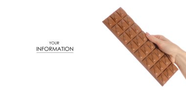 Çikolata karamel ve fındık el desen ile