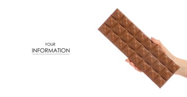 Çikolata karamel ve fındık el desen ile