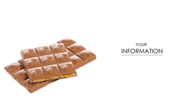 Çikolata karamel ve deli desenli