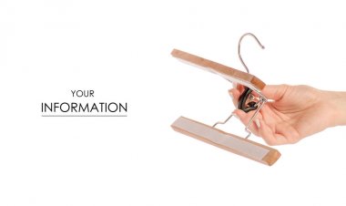 Askı için el desen pantolon