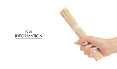 Buğday noodle wok el desen