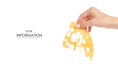 El desen dilimlenmiş peynir