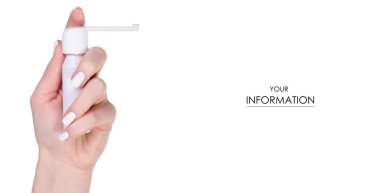 Boğaz eller Tıp Sağlık desen için sprey