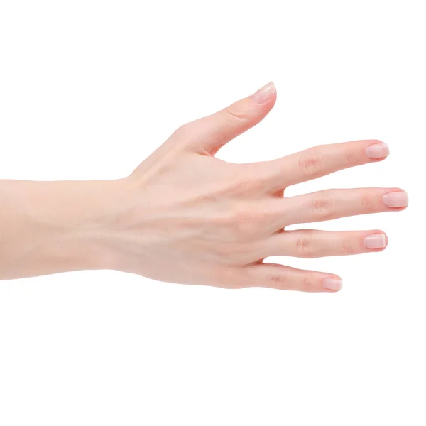 Female hand okay — Stock Photo, Image
