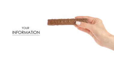 Çikolata sopa el desen