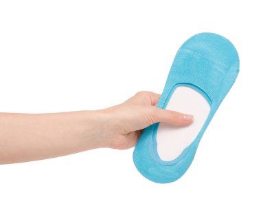 Mavi no el çorap göster