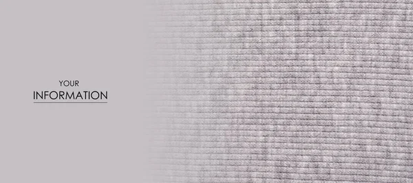 Tessuto grigio tessitura tessuto macro — Foto Stock