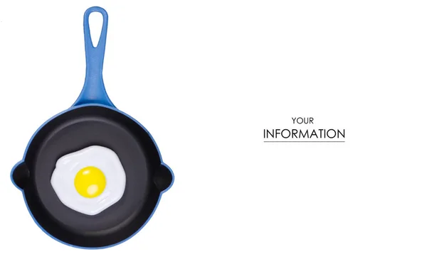 A gyermekek játék serpenyőben pan sült tojás minta — Stock Fotó