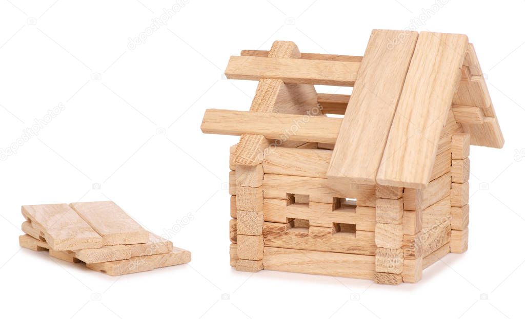 Wooden house constructor