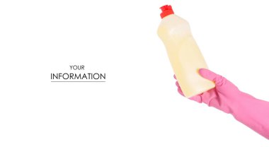 Deterjan yemekler el lastik eldiven modeli için