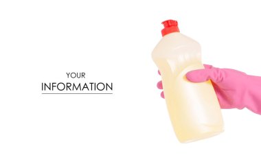 Deterjan yemekler el lastik eldiven modeli için