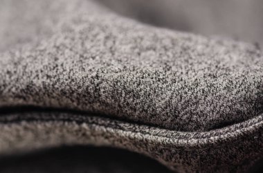 Kumaş Tekstil gri makro