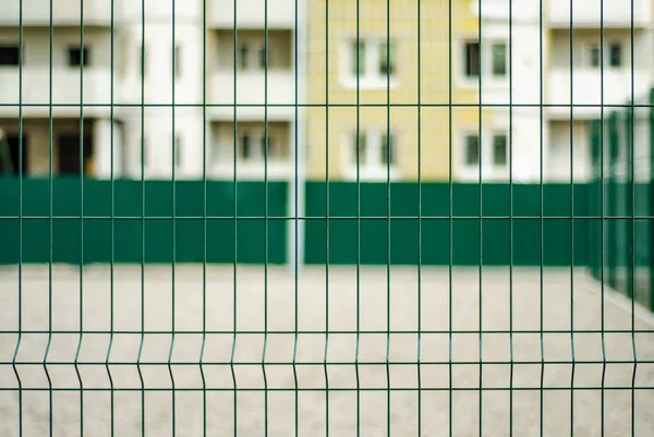 Grid houses territory residential complex — Stock Photo, Image