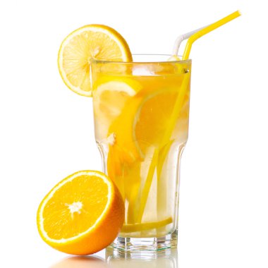 Cam limonata limon portakal