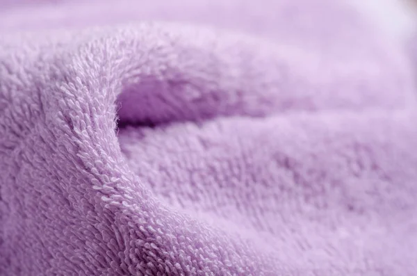 Lilac towel macro — Stock Photo, Image