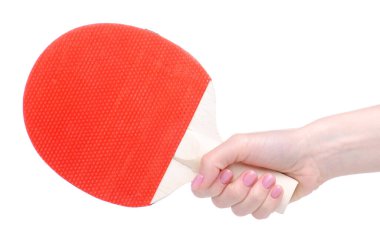 Masa tenisi oynamak için raket