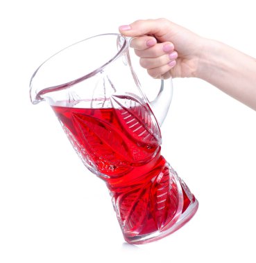 Elde cam sürahi komposto