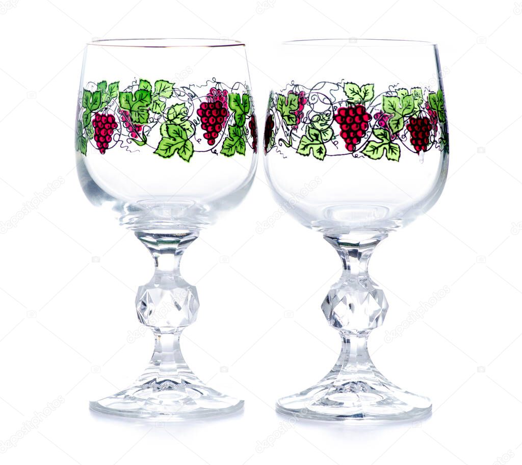 empty wine glasses