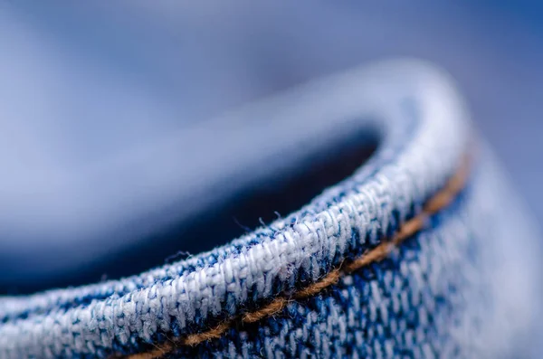 Kék farmer szövet szövet anyag textúra textúra — Stock Fotó