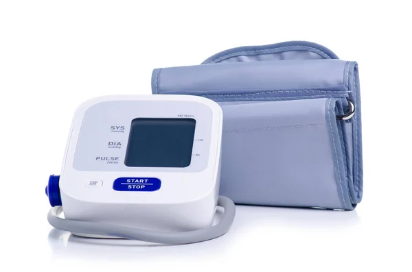 디지털 혈압 모니터 전자 온도계 — 스톡 사진
