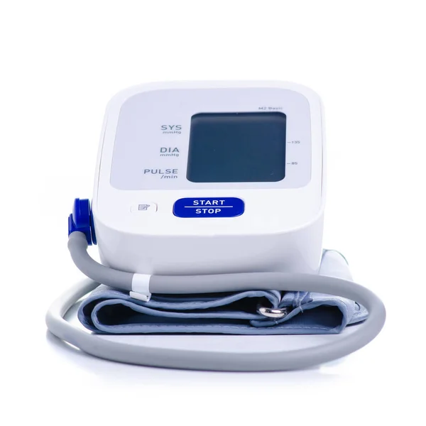 Digital blood pressure monitor electric tonometer — Stock Photo, Image