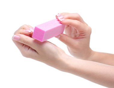 Kadın eli manikür merhemi.