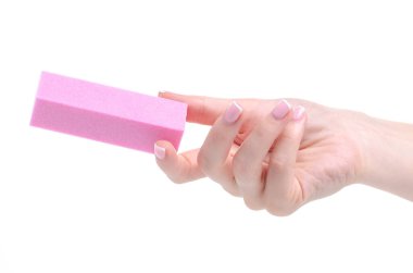 Kadın eli manikür merhemi.