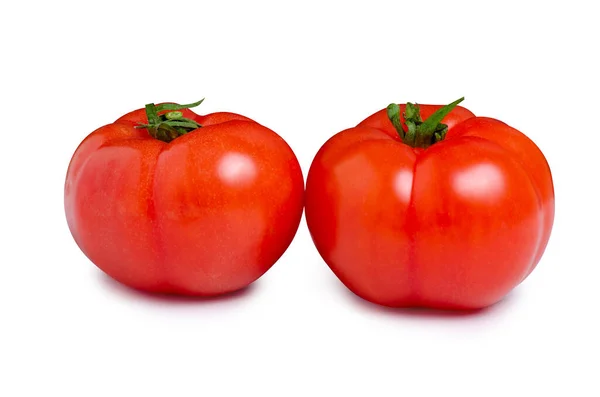 Two red ripe tomatoes — Stock Photo, Image