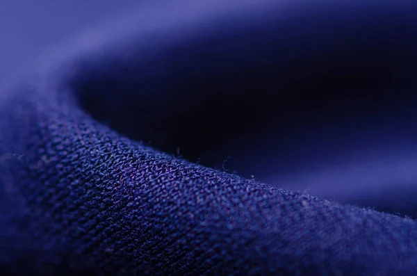 Textilní oděv z modrého materiálu — Stock fotografie