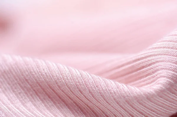 Tejido de material rosa Textura textil Ropa — Foto de Stock