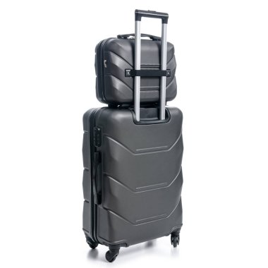 Siyah seyahat çantası.