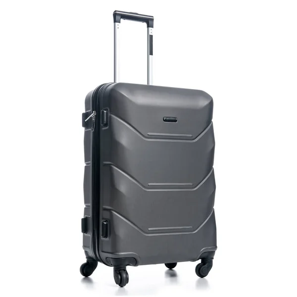 Czarna walizka podróżna — Zdjęcie stockowe