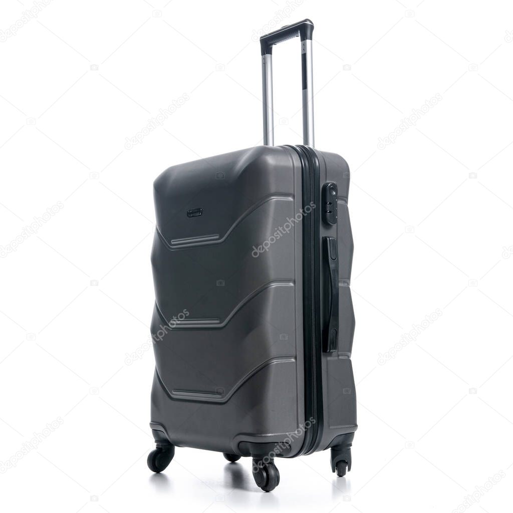 Black travel suitcase