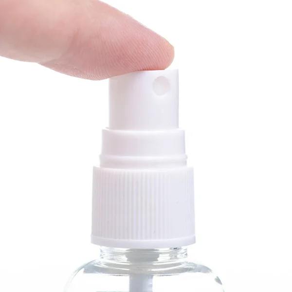 Spray antibacteriano para las manos antiséptico — Foto de Stock