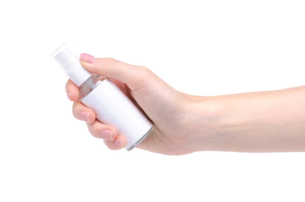 Antibakteriální sprej na ruce antiseptický — Stock fotografie