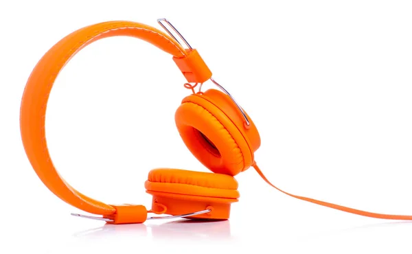 Son casque orange — Photo