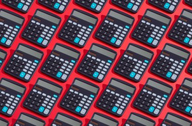 Hesaplayıcı muhasebe iş modeli kolajı