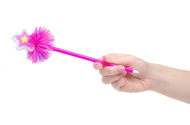Pembe kızlar ellerinde kalem.