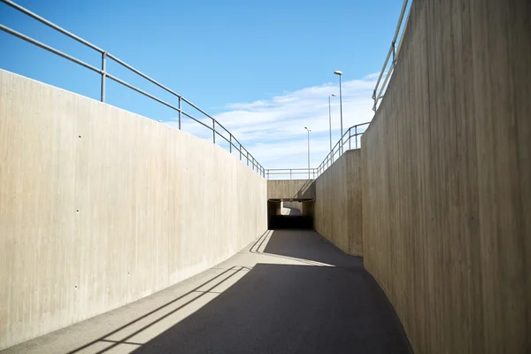 Stavba tunelu městském — Stock fotografie