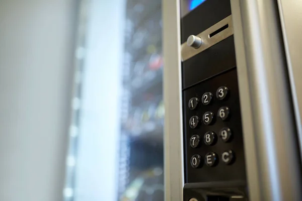 Tastatur zur Bedienung des Automaten — Stockfoto