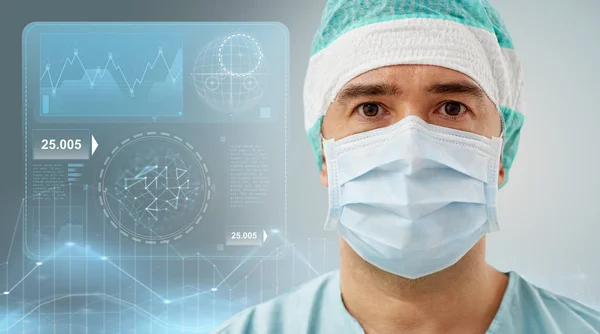 Surgeon in operating room at hospital — Stock Photo, Image