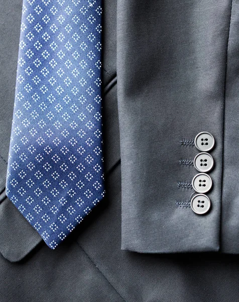 Κοντινό πλάνο της επιχείρησης σακάκι κοστούμι και γραβάτα — Φωτογραφία Αρχείου