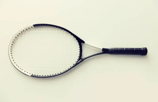 Tenis raketi yakın çekim — Stok fotoğraf