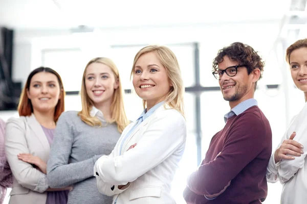 Happy business team in office — Stock Photo, Image
