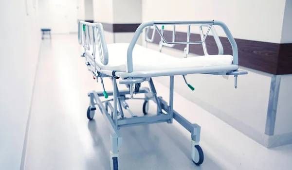 Hospital gurney or stretcher at emergency room — Stock Photo, Image