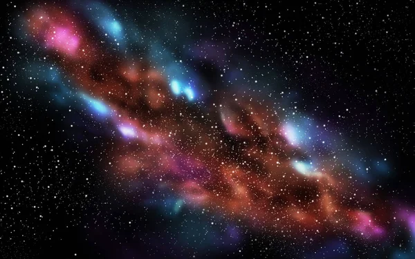Estrellas y galaxias en el espacio o en el cielo nocturno —  Fotos de Stock