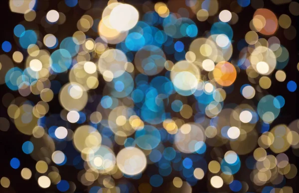 Sfondo di Natale con luci bokeh — Foto Stock