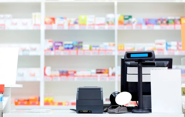 Sportello bancomat in farmacia o farmacia — Foto Stock