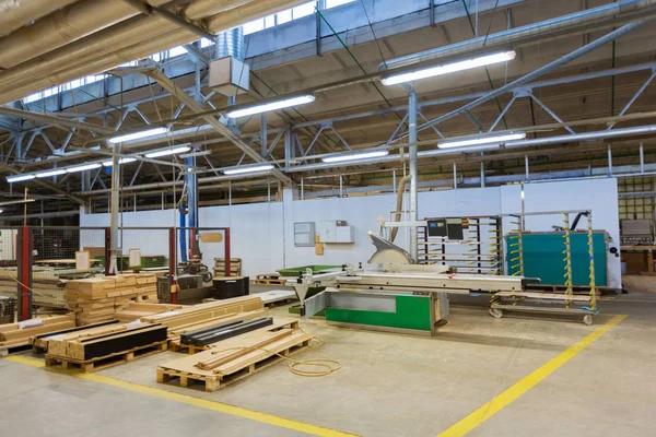Träbearbetning fabriken workshop — Stockfoto