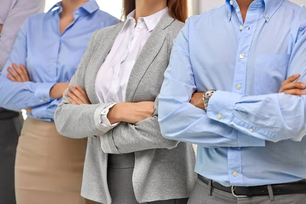 Close up of business people at office — Stock Photo, Image